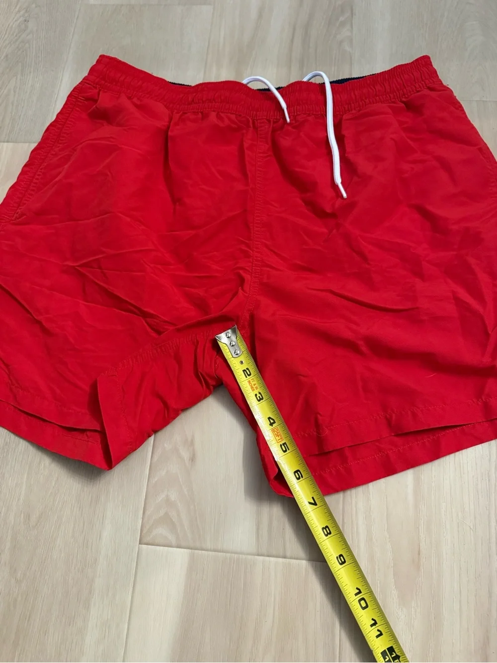 Polo by Ralph Lauren Navy Swim Shorts with Red Trim